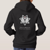 Vrouwendster van Babalon Logo - Terug Hoodie (Achterkant)