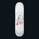 Vrouwenemancipatie Feministische toekomst is Vrouw Persoonlijk Skateboard<br><div class="desc">Het kunstwerk voor dit skateboard komt van een origineel gemengd media schilderij dat ik in 2020 creeerde. Om het originele schilderij te zien,  volg me op Instagram @AlyMarieArt. Ondersteun vrouwen in kleine bedrijven wanneer u dit skateboard koopt!</div>