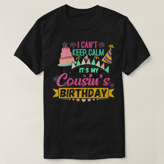 Vrouwenfeest Ik kan mijn neef niet kalm houden T-shirt (Design voorkant)