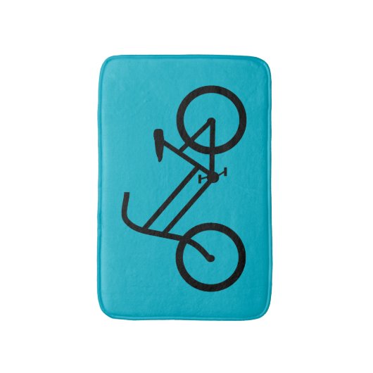 Vrouwenfiets Badmat (Voorkant Verticaal)