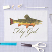 Vrouwenforel Vist Tissuepapier (Craft)