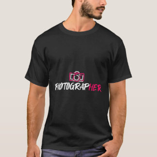 Vrouwenfotograaf T-shirt