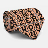 Vrouwengek, seksist stropdas (Opgerold)