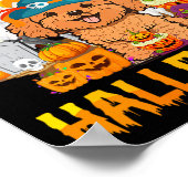 Vrouwengelukkig Halloween Poster (Hoek)