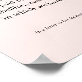 Vrouwengeschiedenis Feminisme Poster 1776 citaat (Hoek)