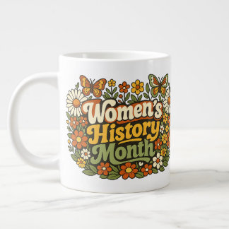 Vrouwengeschiedenis Maand Retro 70s Bloemrijke Gro Grote Koffiekop