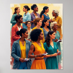 Vrouwengeschiedenis Poster