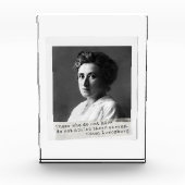 Vrouwengeschiedenis: Rosa Luxemburg Citaat over vr Fotoblokken (Voorkant)