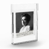 Vrouwengeschiedenis: Rosa Luxemburg Citaat over vr Fotoblokken (Links)