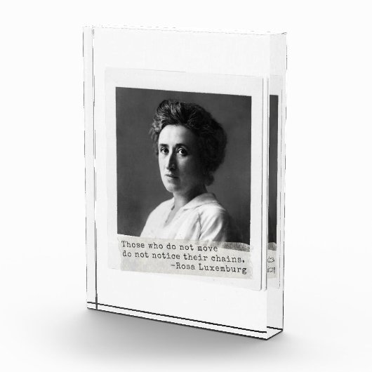 Vrouwengeschiedenis: Rosa Luxemburg Citaat over vr Fotoblokken (Rechts)