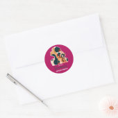 Vrouwengeschiedenismaand 2026 ronde sticker (Envelop)