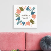 Vrouwengeschiedenismaand Canvas Afdruk (Insitu (Woonkamer))