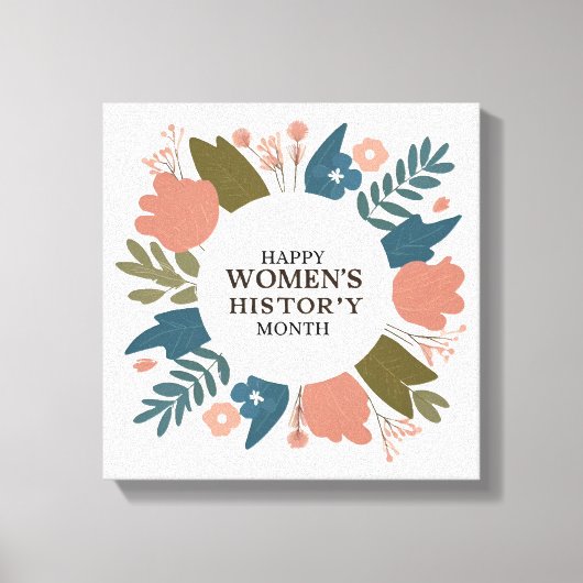 Vrouwengeschiedenismaand Canvas Afdruk (Voorkant)