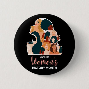 Vrouwengeschiedenismaand Ronde Button 5,7 Cm