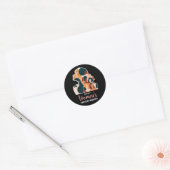 Vrouwengeschiedenismaand Ronde Sticker (Envelop)