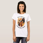 Vrouwengeschiedenismaand T-shirt (Voorkant volledig)