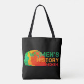 VROUWENGESCHIEDENISMAAND TOTE BAG (Achterkant)