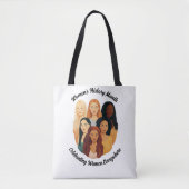 Vrouwengeschiedenismaand Tote Bag (Voorkant)