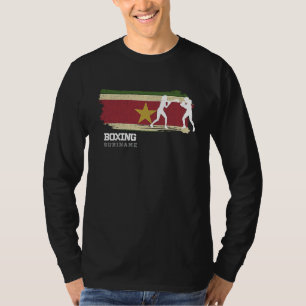 Vrouwengevechtsporten Suriname Vechtersport Bokser T-shirt