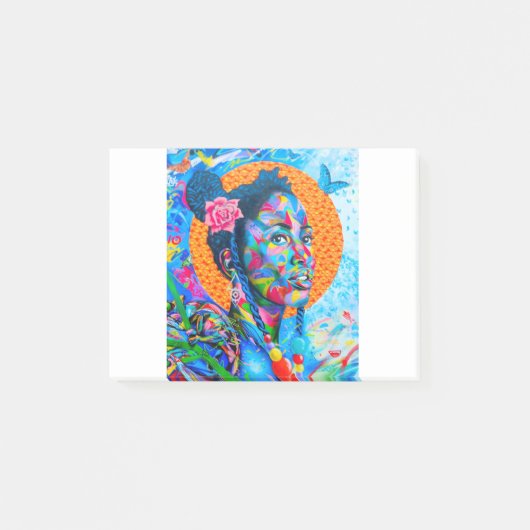 Vrouwengraffiti-kunst Post-it® Notes (Voorkant)