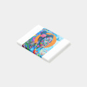 Vrouwengraffiti-kunst Post-it® Notes (Schuin)