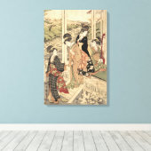 Vrouwengroep Canvas Afdruk (Insitu (Houten vloer))