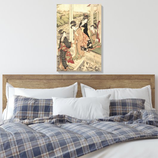 Vrouwengroep Canvas Afdruk (Insitu (Slaapkamer))