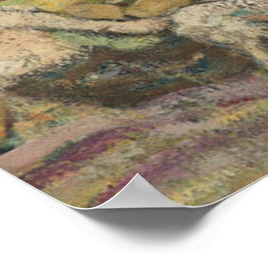 Vrouwengroep in een park  schilderen poster (Hoek)