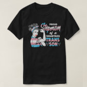 Vrouwengroep onbreekbare transstep mam-trots t-shirt (Design voorkant)