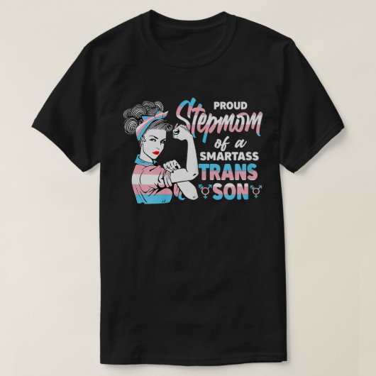 Vrouwengroep onbreekbare transstep mam-trots t-shirt (Design voorkant)
