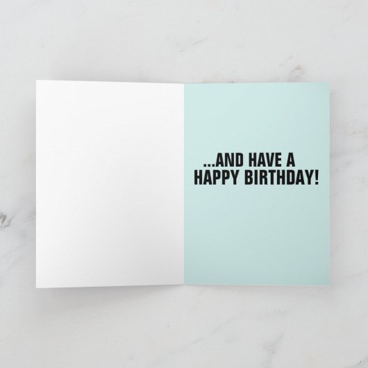  VROUWENGROOT MAAR BIRTHDAAGKAARTEN KAART (Binnen)