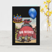 VROUWENGROOT MAAR BIRTHDAAGKAARTEN KAART (Gele Bloem)