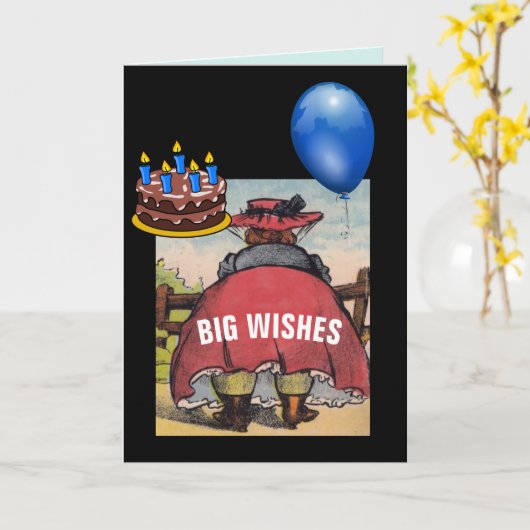  VROUWENGROOT MAAR BIRTHDAAGKAARTEN KAART (Gele Bloem)