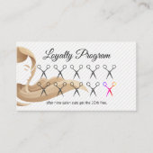 Vrouwenhaar | Salon Scissors | Loyaliteit Klantenkaartje (Voorkant)