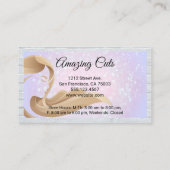 Vrouwenhaar | Schaarpunkkaart | Brick Wall Klantenkaartje (Achterkant)