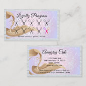 Vrouwenhaar | Schaarpunkkaart | Brick Wall Klantenkaartje (Voorkant / Achterkant)