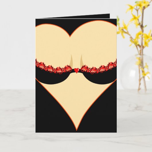 vrouwenhart kaart (Gele Bloem)