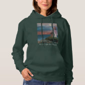 Vrouwenhoed "Wees het licht dat schittert" Hoodie (Voorkant)