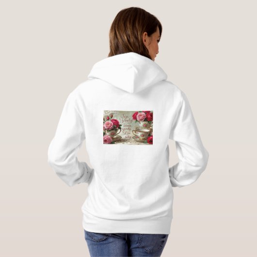Vrouwenhoodie Hoodie (Achterkant volledig)