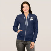 Vrouwenhoodie - op donker Shirt (Voorkant volledig)