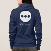 Vrouwenhoodie - op donker Shirt (Achterkant)