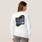 Vrouwenhoodie T-shirt (Achterkant volledig)