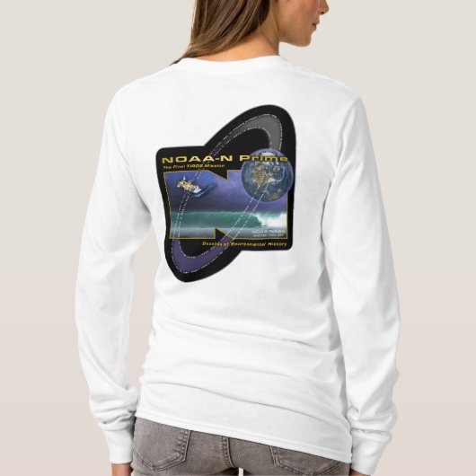 Vrouwenhoodie T-shirt (Achterkant)