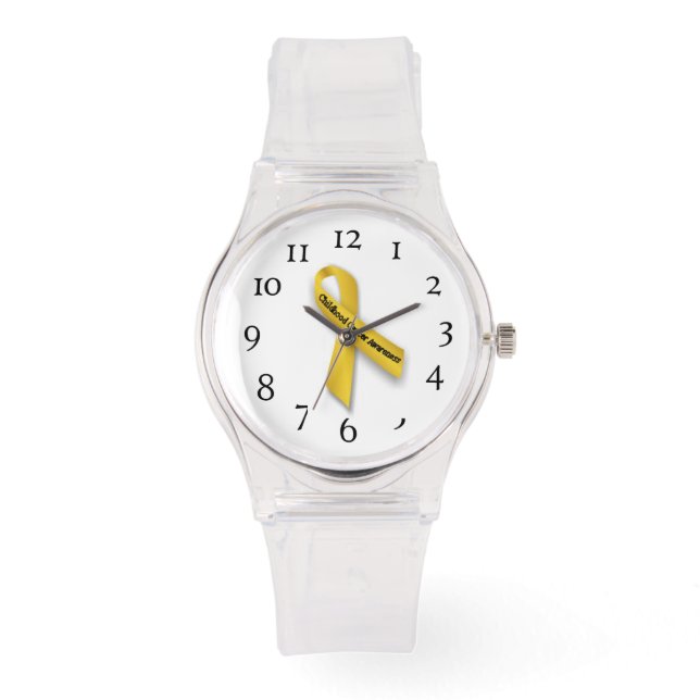 Vrouwenhorloge - Voorlichting over kinderkanker Horloge (Voorkant)