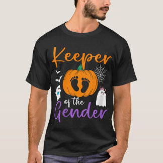 Vrouwenhouder onthult Baby Halloween T-shirt