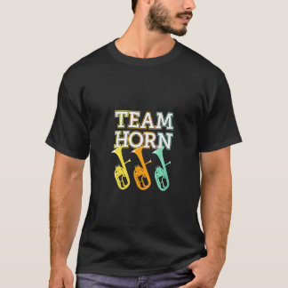 Vrouwenhuurder Alto Horn Player Team Brass Marchin T-shirt