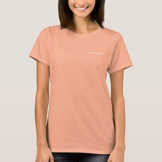 Vrouwenjas met pijpleiding - zwart t-shirt (Voorkant)
