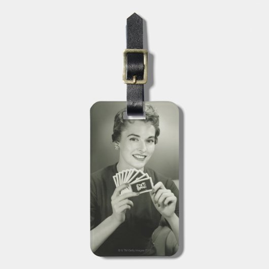 Vrouwenkaarten Bagagelabel (Voorkant verticaal)