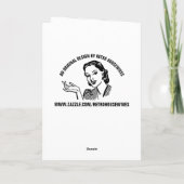 VROUWENKAARTEN EN KATTEN (CAT MOM) KAART (Achterkant)