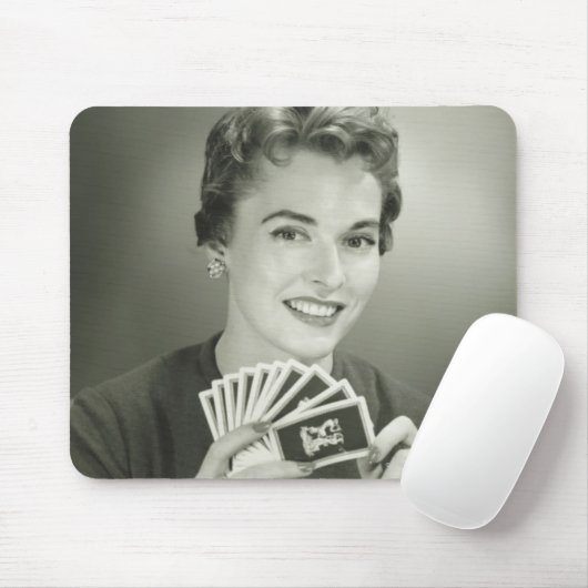 Vrouwenkaarten Muismat (Met muis)